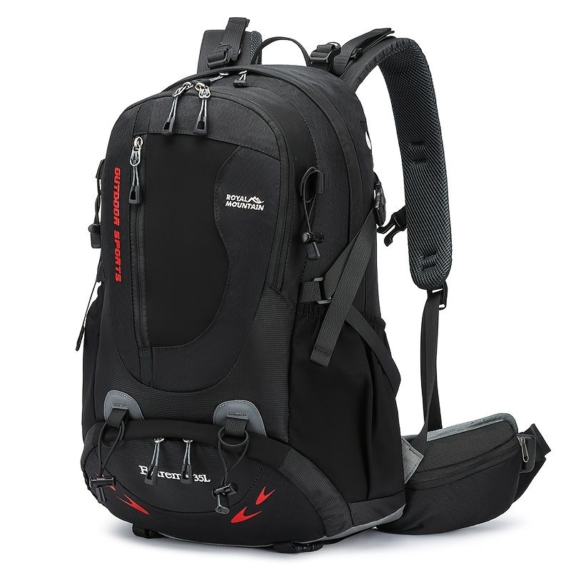 Blue Black Royal Mountain backpack, Extreme 35L backpack, travel backpack, outdoor backpack, high-quality backpack, Australian bush backpack, camping gear, hiking backpack 35L