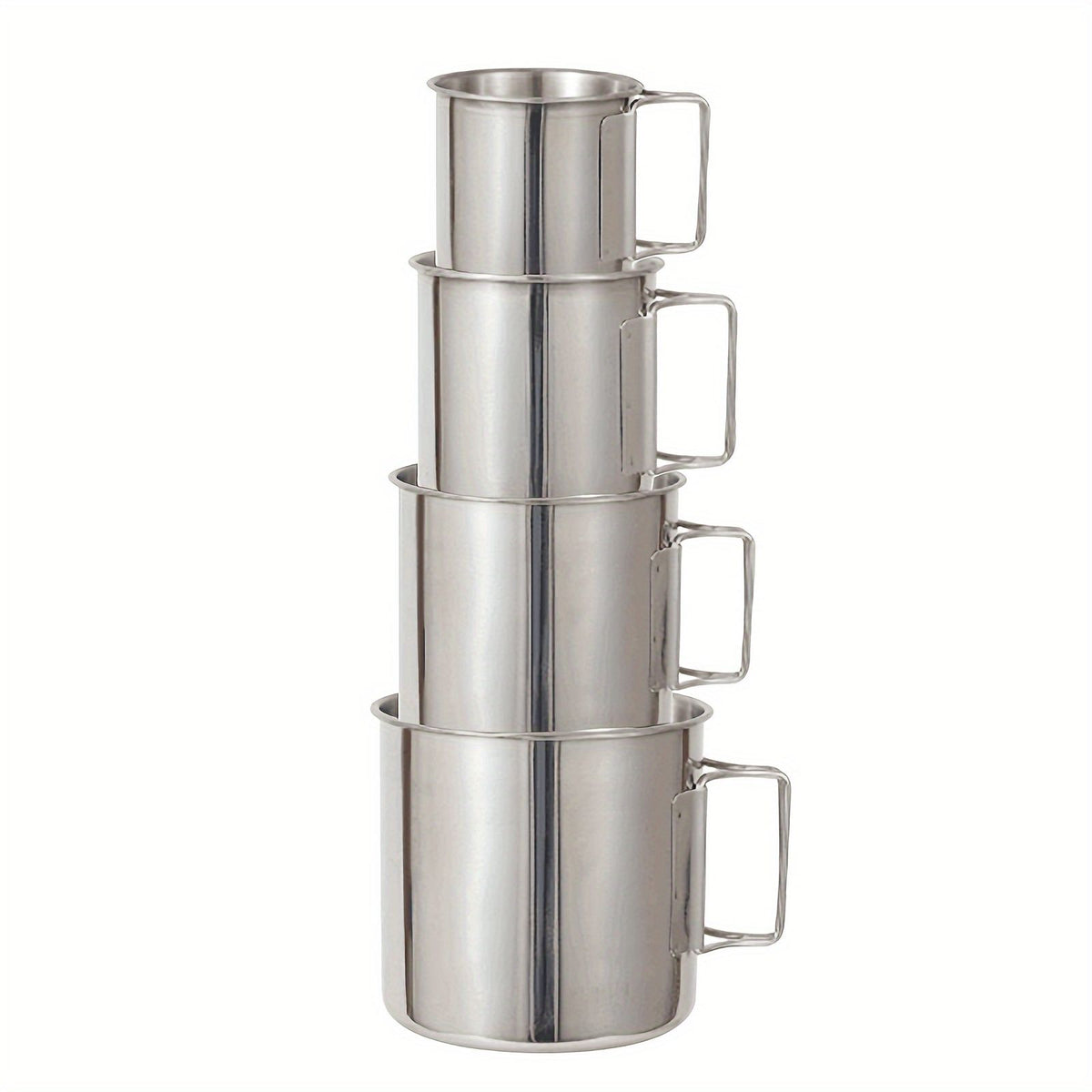 SUS304, outdoor cup set, camping cups, stainless steel cups, outdoor drinking vessels, mesh storage bag, Australian camping gear, family camping cups, stainless steel tumblers, picnic cups