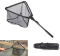 1 Piece Folding Fishing Landing Net, Black, 40 x 70 cm