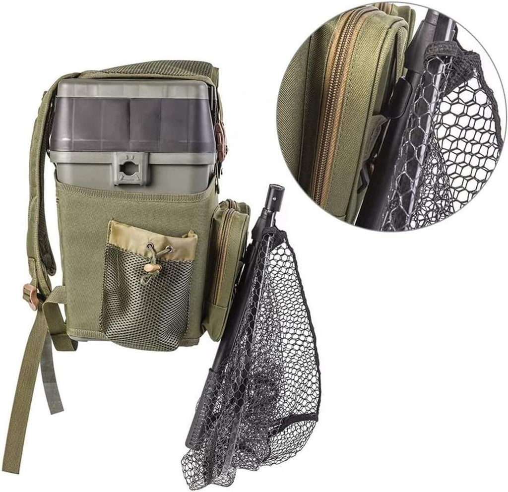 1 Piece Folding Fishing Landing Net, Black, 40 x 70 cm