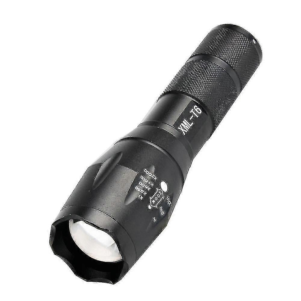 L2 Rechargeable Zoom Flashlight Telescopic LED Torch for Camping & Hiking
