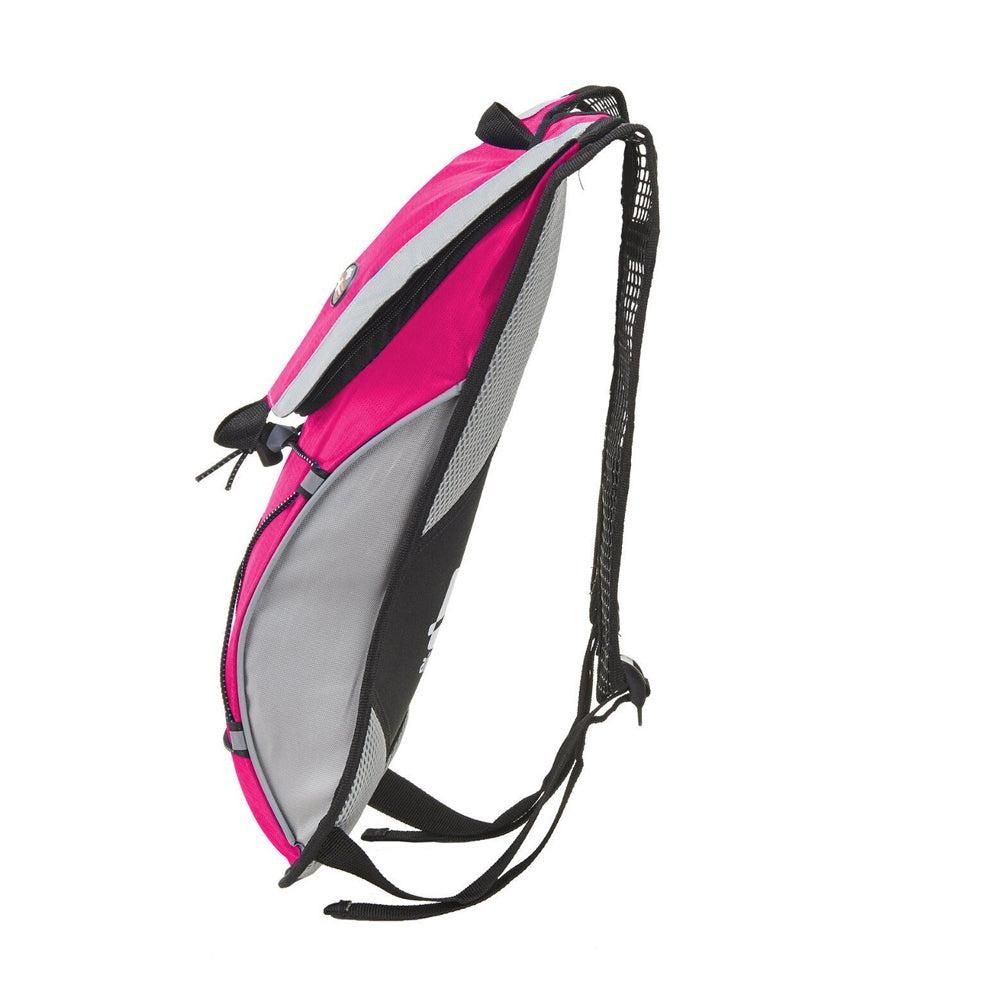 Hydration Backpack Pack with 2L Water Bladder Water Rucksack Backpack for Hiking Running Biking Pink