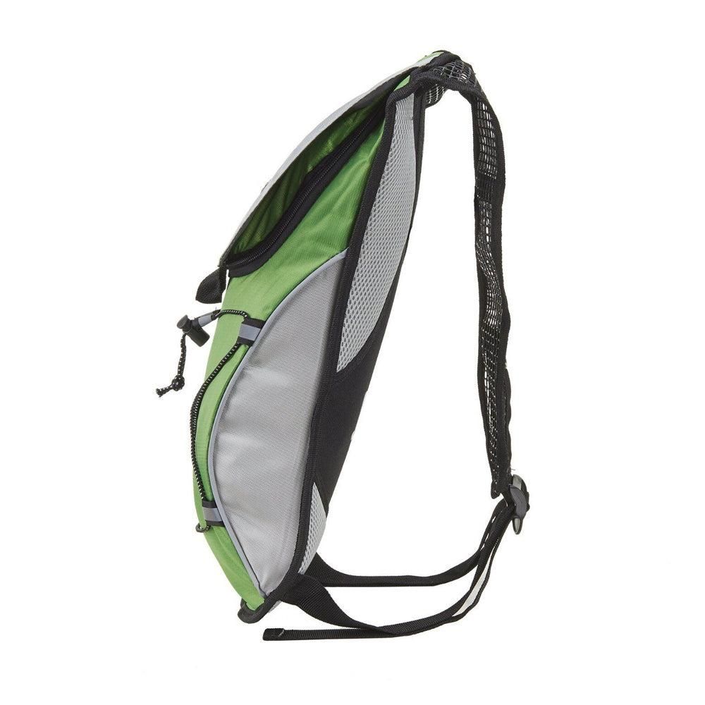 Hydration Backpack Pack with 2L Water Bladder Water Rucksack Backpack for Hiking Running Biking Green