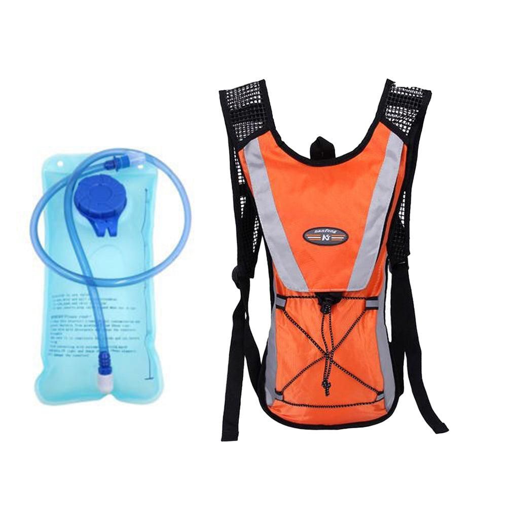 Hydration Backpack Pack with 2L Water Bladder Water Rucksack Backpack for Hiking Running Biking Blue
