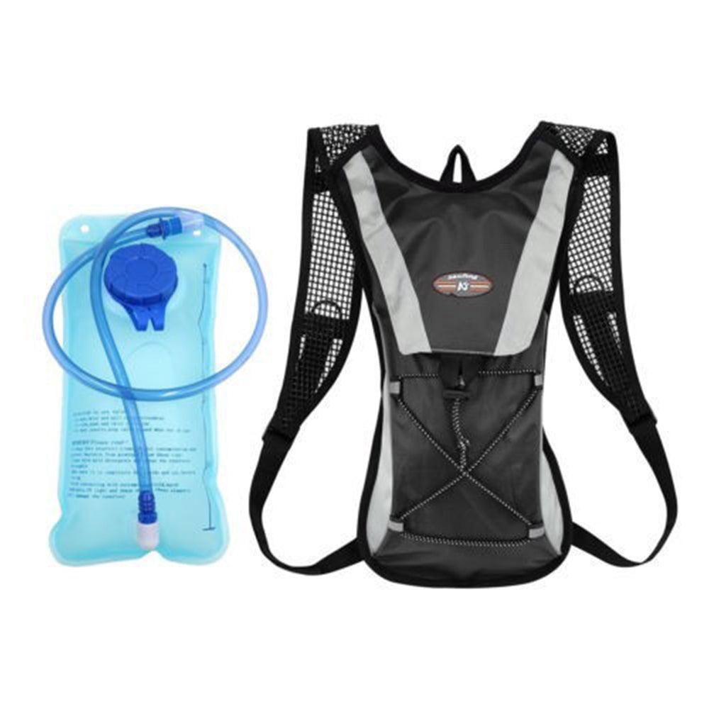 Hydration Backpack Pack with 2L Water Bladder Water Rucksack Backpack for Hiking Running Biking Orange