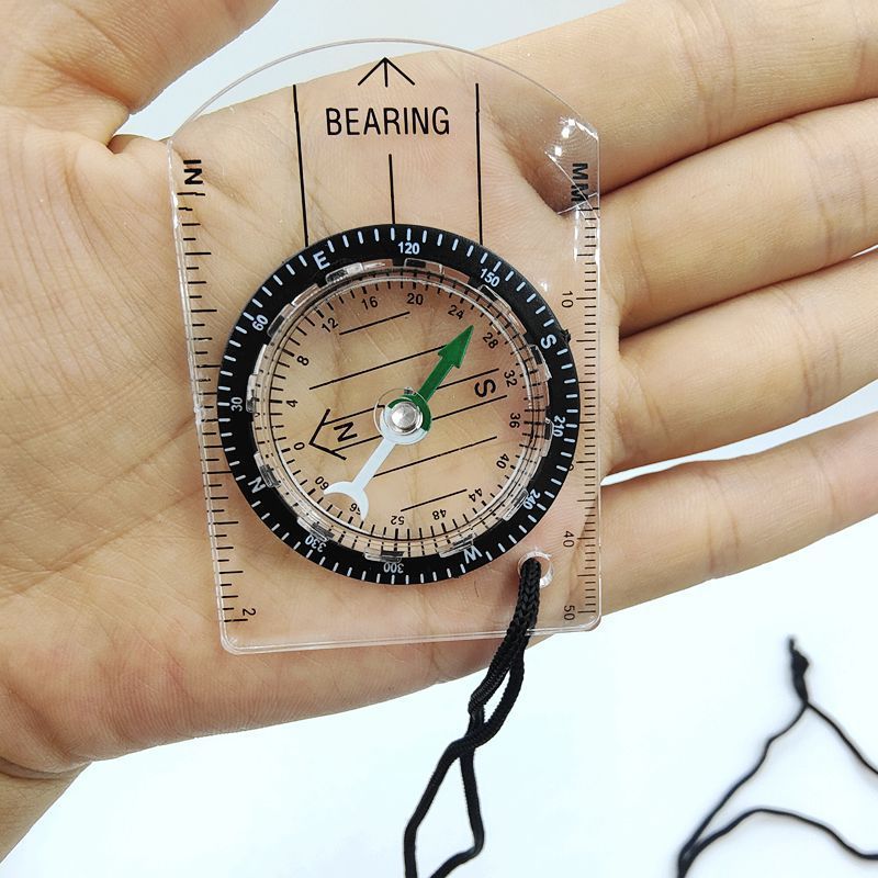 Orienteering Compass - Boy Scout Compass Kids - Children Compasses for Map Reading - Baseplate Compass Survival（2pcs）