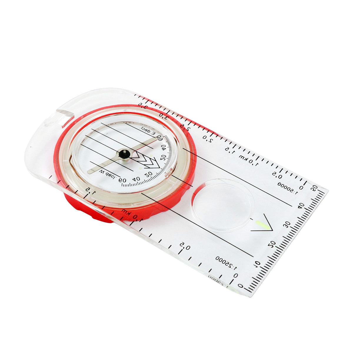 Camping Compass - Luminous Hiking Compass - Magnetic Survival Compass Professional Compass Navigation Map Reading