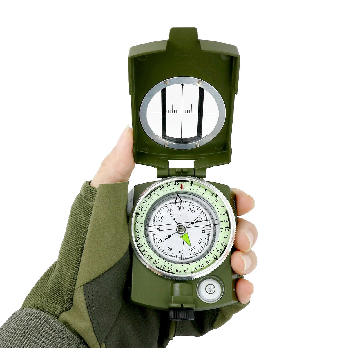 Military Sighting Orienteering Compass | Backpacking Navigation Compass | Boy Scout Compass for Kids | Professional Compass
