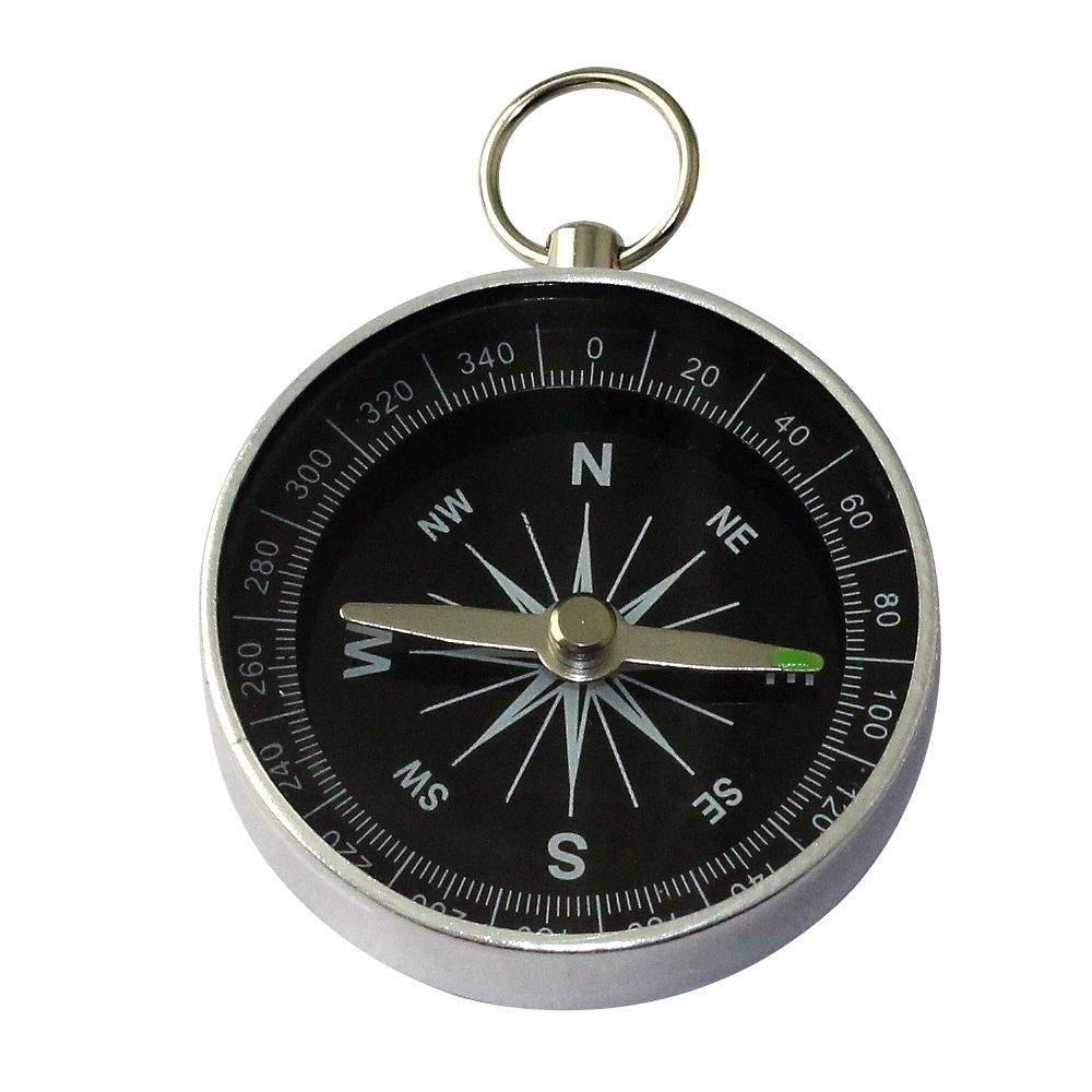 Pocket Compass, Survival Sports Navigation Compass with Key Ring for Outdoors Camping Hiking ,Boy Scout Compass Kids