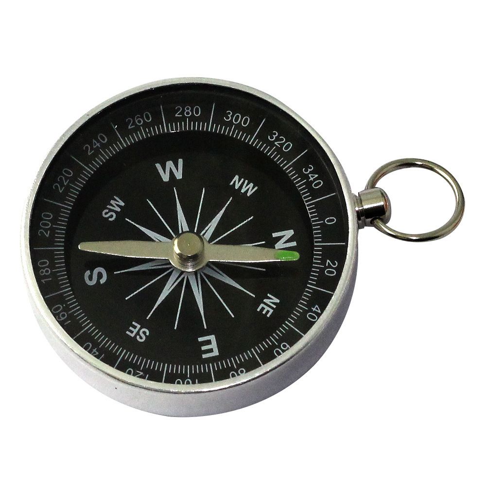 Pocket Compass, Survival Sports Navigation Compass with Key Ring for Outdoors Camping Hiking ,Boy Scout Compass Kids