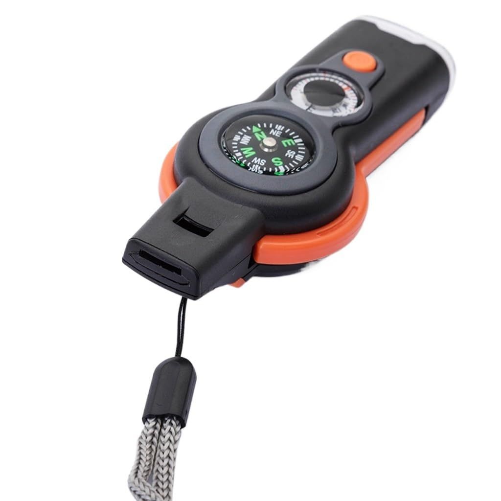 Emergency Whistle with Lanyard Safety Whistle Camping Hike Rescue Signal Survival Whistle Emergency Survival Function Whistle